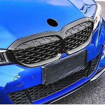 Diamond Style Black Front Bumper Kidney Grille