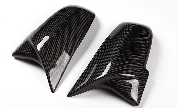 Carbon Fiber Look Mirror Caps
