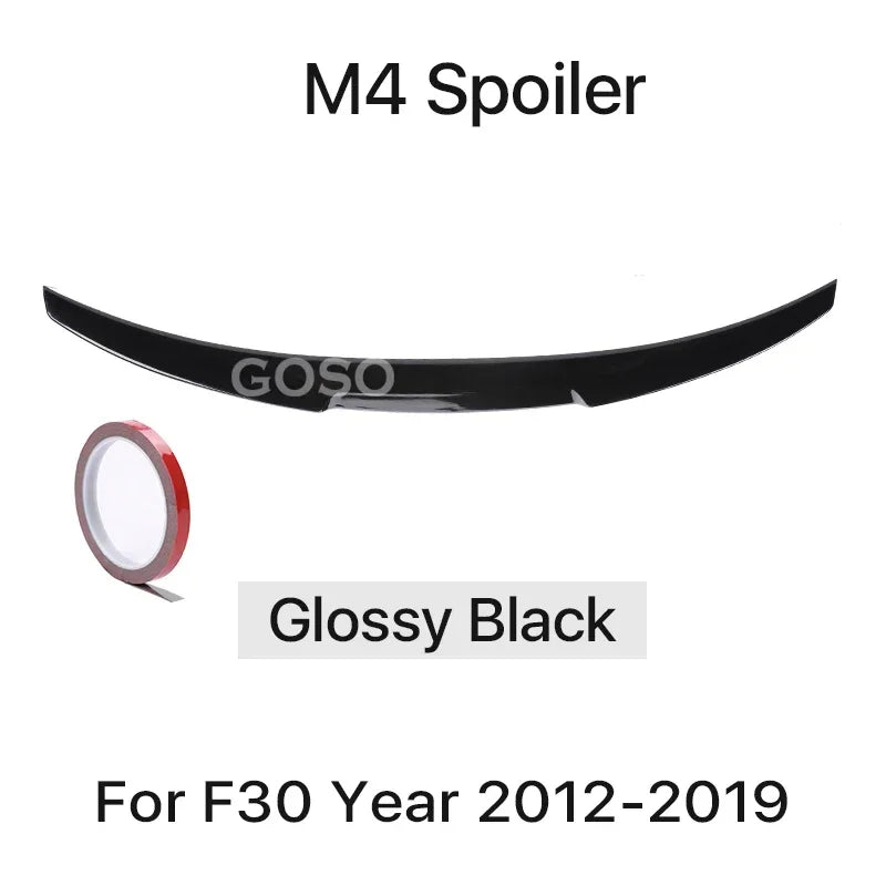 Gloss Black M4 Style Rear Spoiler
