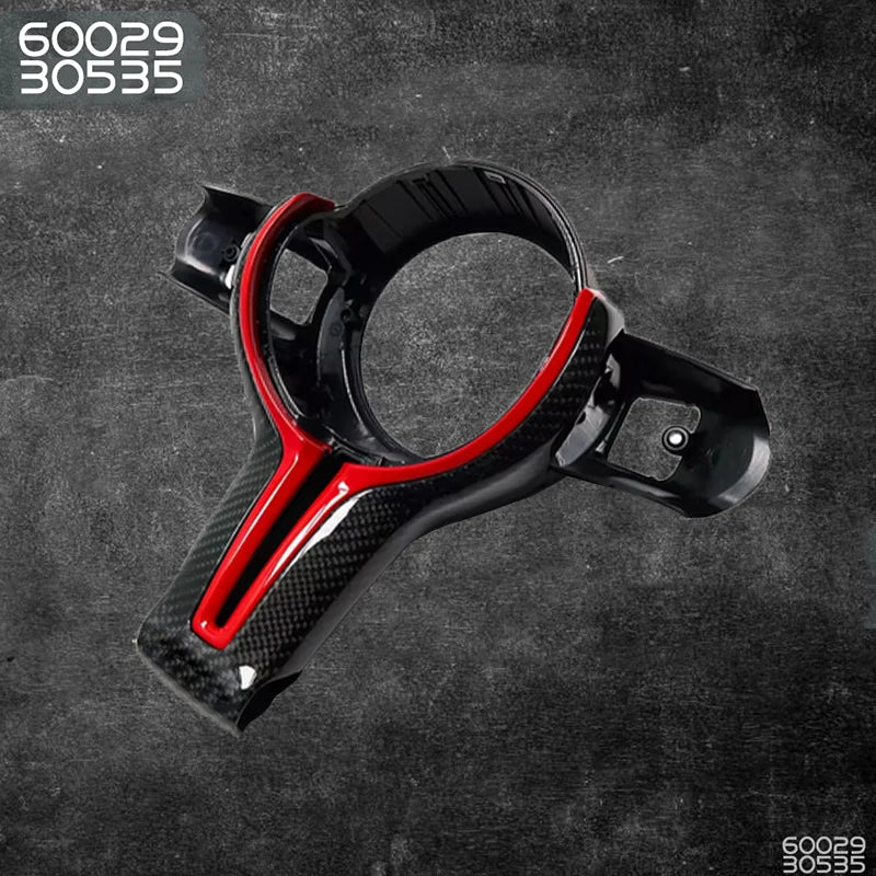 Red Trim Carbon Fiber Steering Wheel Replacement