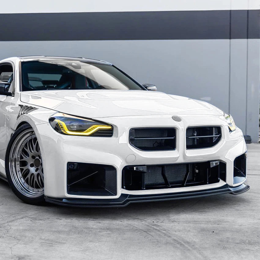 M2 G87 Front Lip Carbon Look