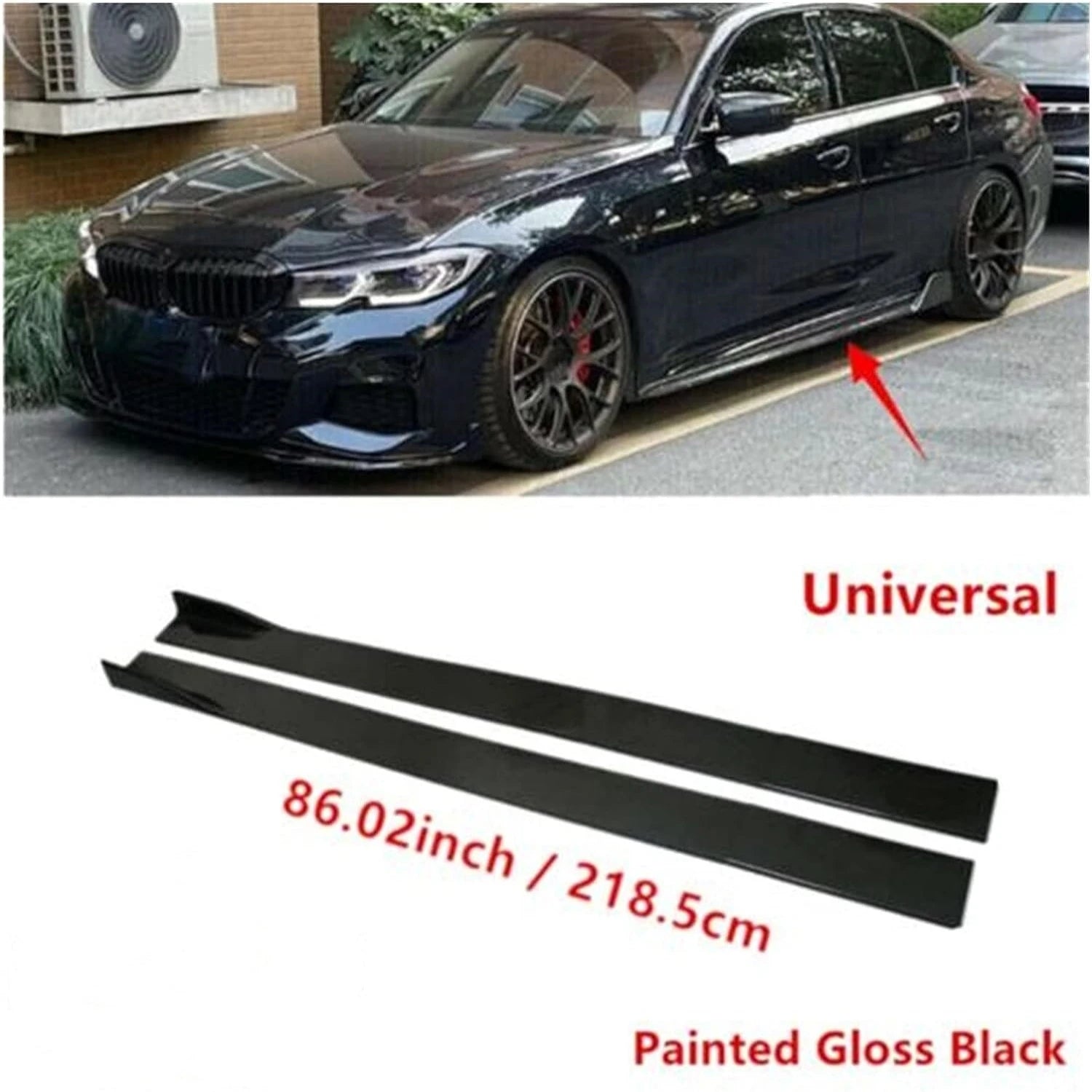 BMW G20 Side Skirts Gloss Black