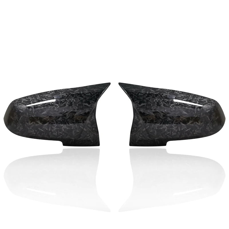 Forged Carbon Look Mirror Caps