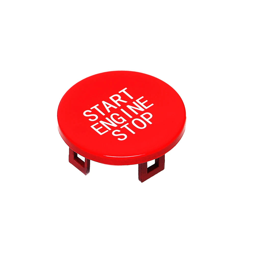 Red Start Stop Engine Ignition Button