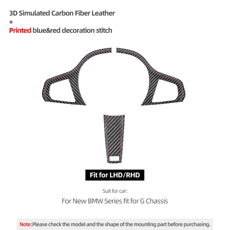 Carbon Fiber Steering Wheel Trim Frame