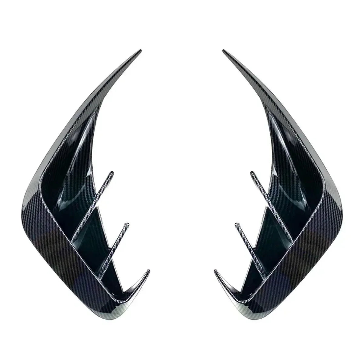 Carbon Fiber Look Air Vent Outlet Cover Trim