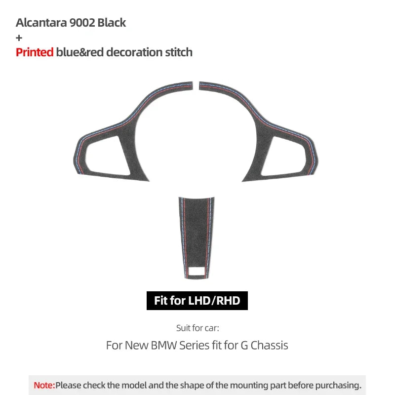 Alcantara Steering Wheel Trim Frame