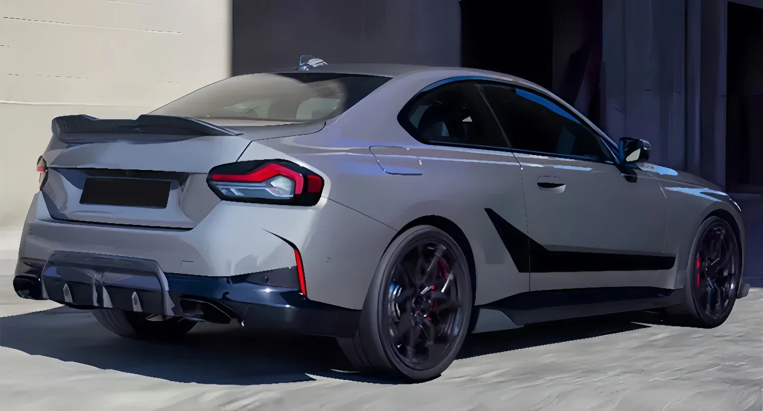Carbon Fiber Look Rear Spoiler for G87 and G42